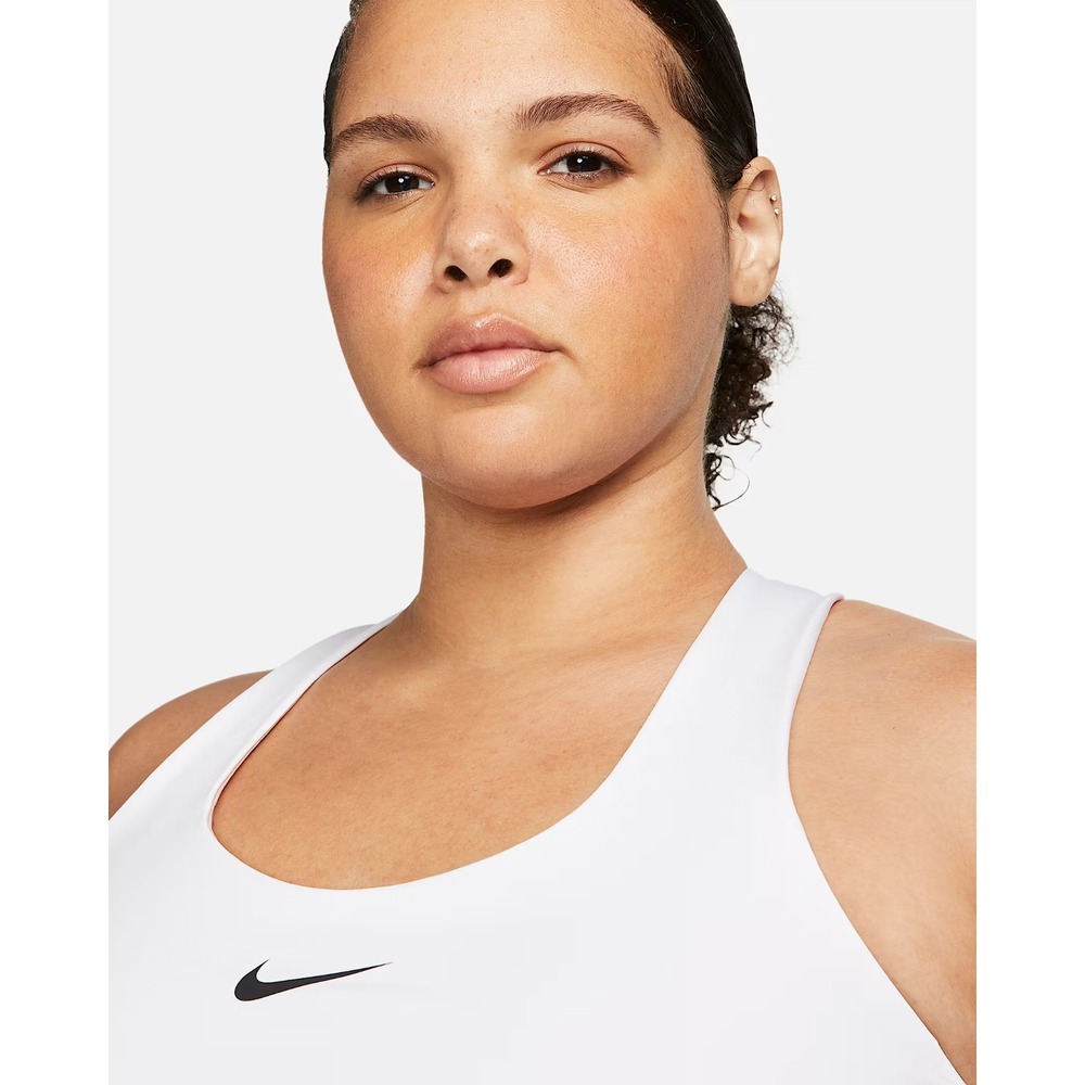 Nike Women's Plus Size 2X Medium-Support Padded Sports Bra Tank White - Picture 4 of 7